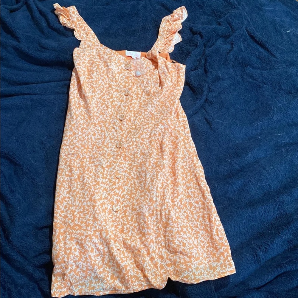 Pink lily dress